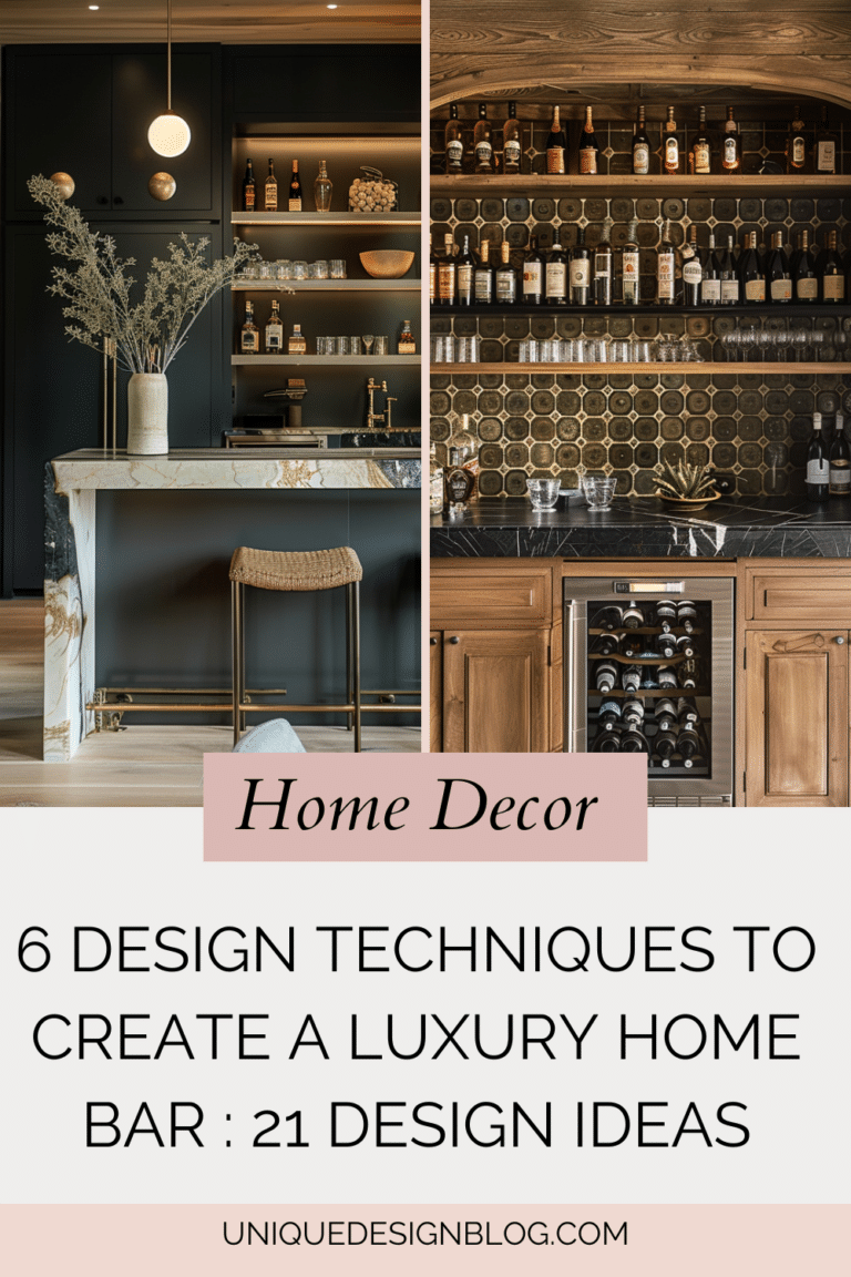 6 Design Techniques to create a luxury Home Bar : 27 Design Ideas ...
