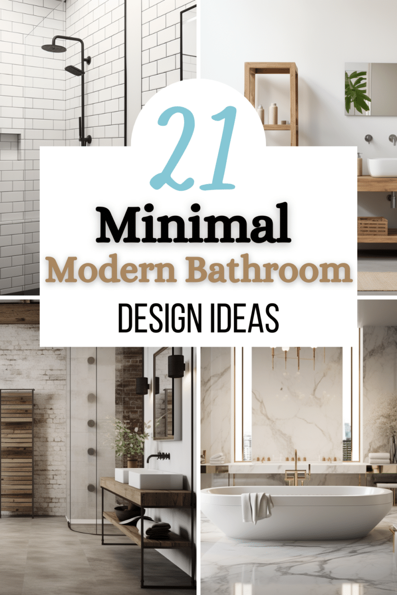25 Minimalistic Bathroom ideas to help you create your dream oasis ...