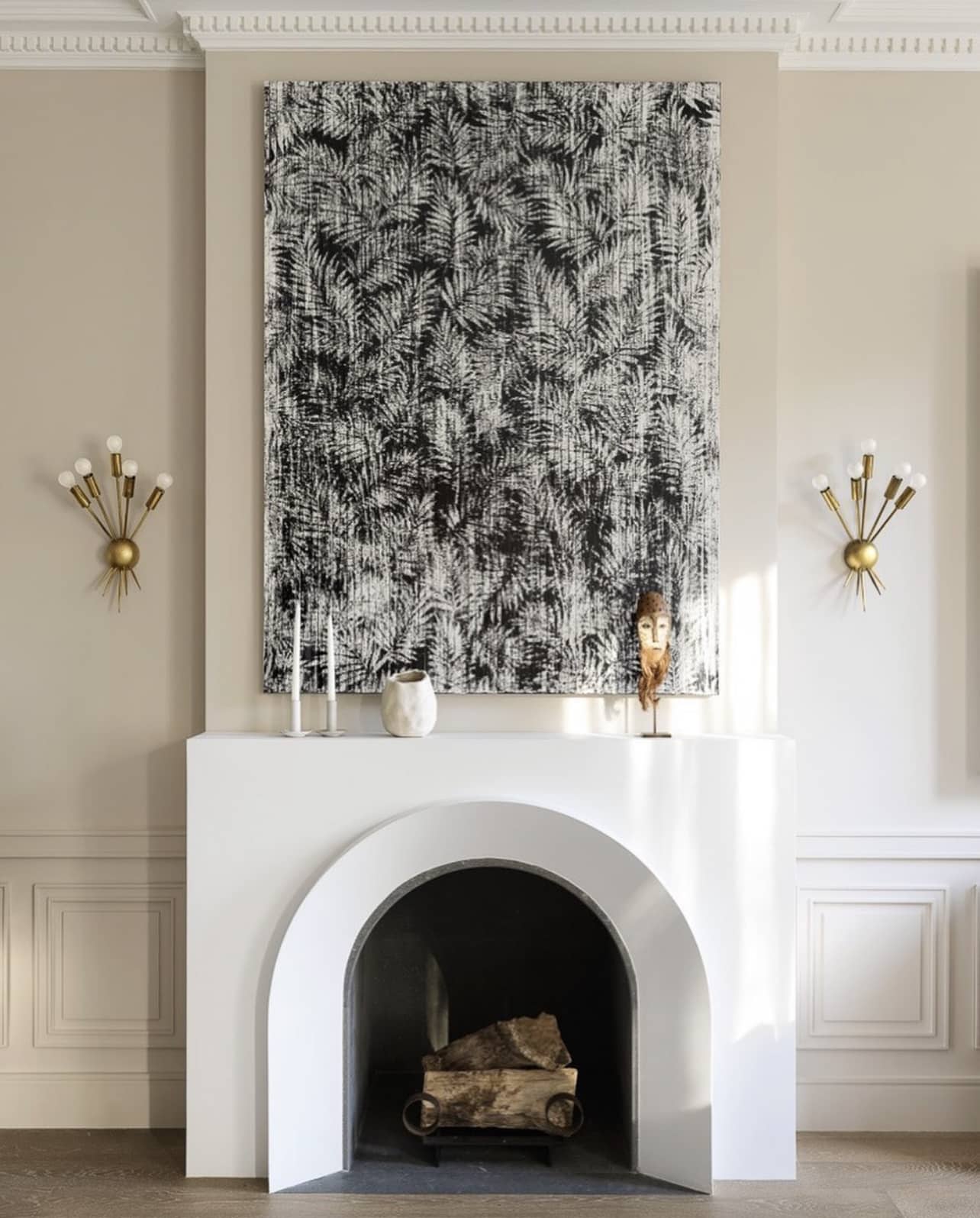 15 Inspiring ideas for adding Art over Fireplace - Unique Design Blog
