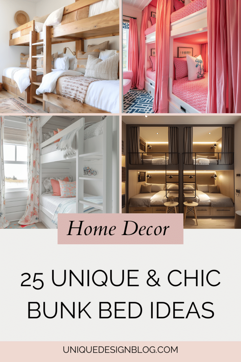25 Unique & Chic Bunk Bed ideas: Smart Solutions for Small Bedrooms ...
