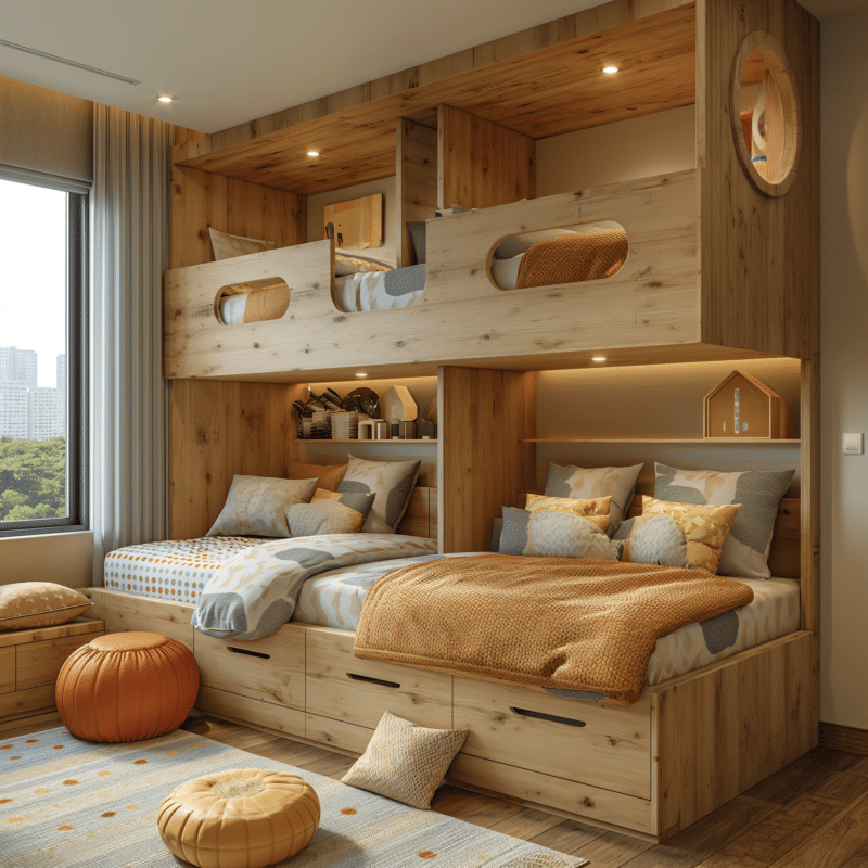 25 Unique & Chic Bunk Bed ideas: Smart Solutions for Small Bedrooms ...
