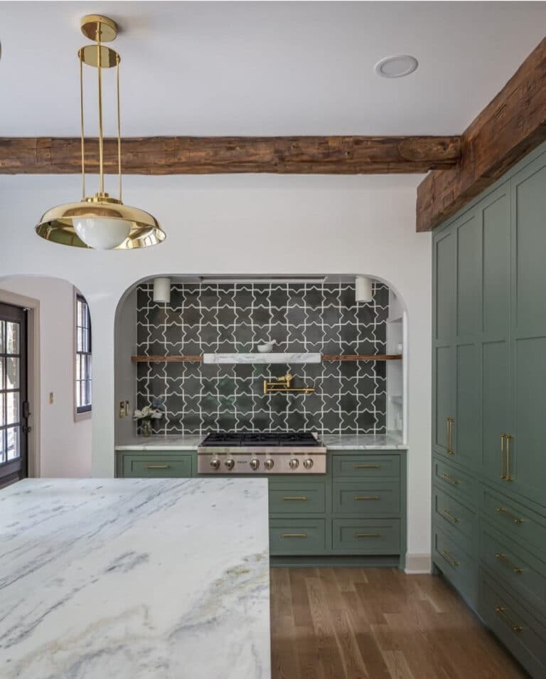 The Best Green Kitchen designs that will make you happy - Unique Design ...