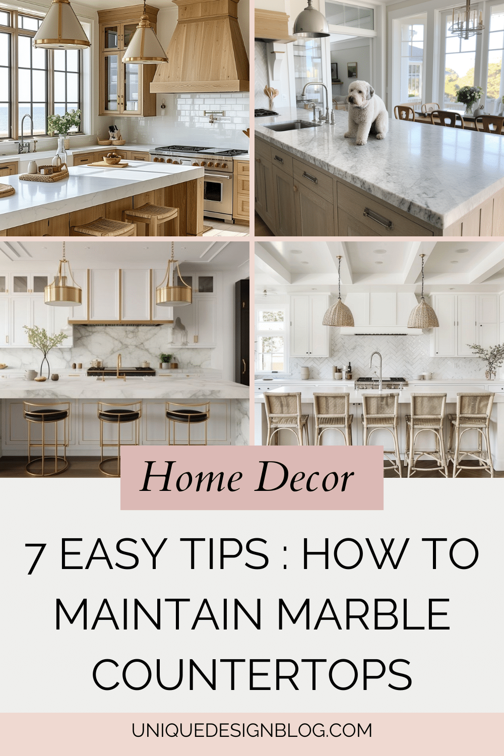 7 Easy Tips How to Maintain Marble Countertops Unique Design Blog