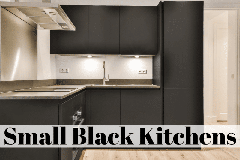 6 Easy Tips for Designing a Chic Small Black Kitchen - Unique Design Blog