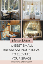 30 Best Small Breakfast Nook Ideas to Elevate Your Space - Unique Design Blog