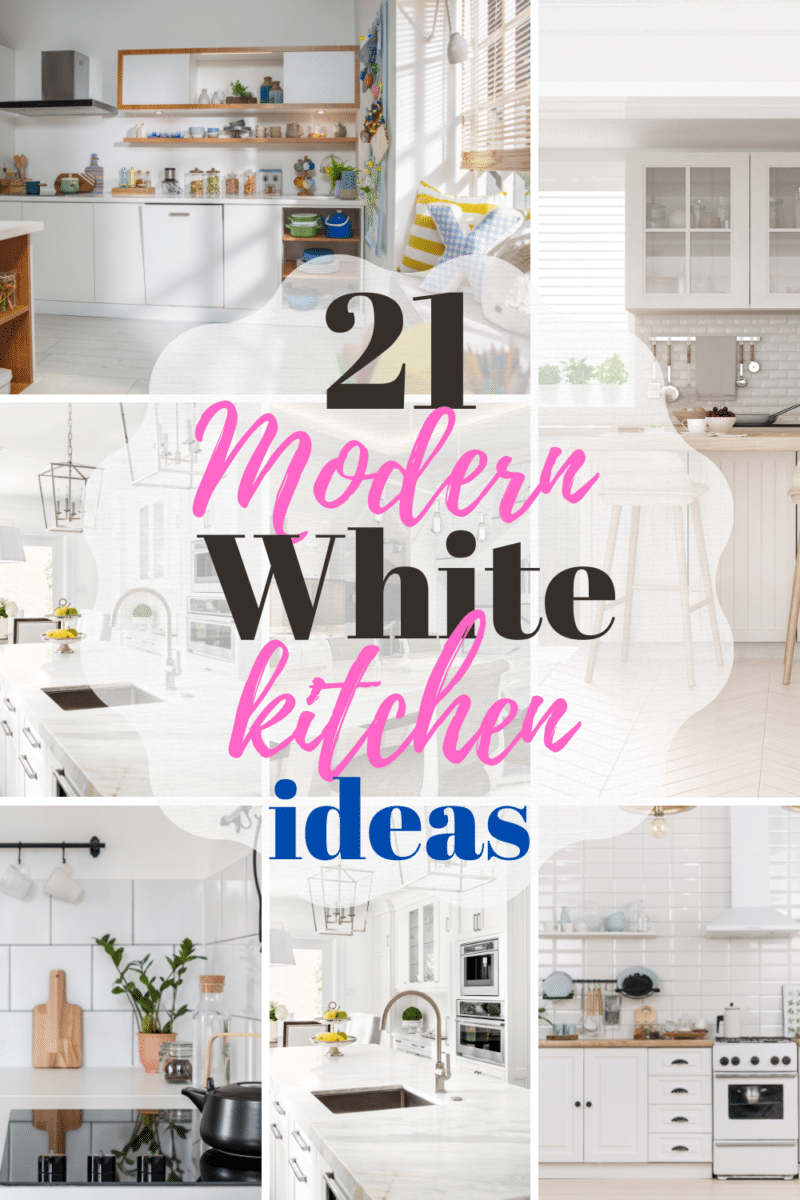 21 Modern White kitchen ideas for your dream kitchen - Unique Design Blog