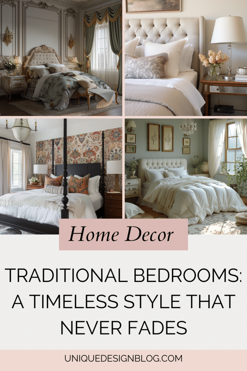 Traditional Bedrooms: A Timeless Style That Never Fades - Unique Design ...