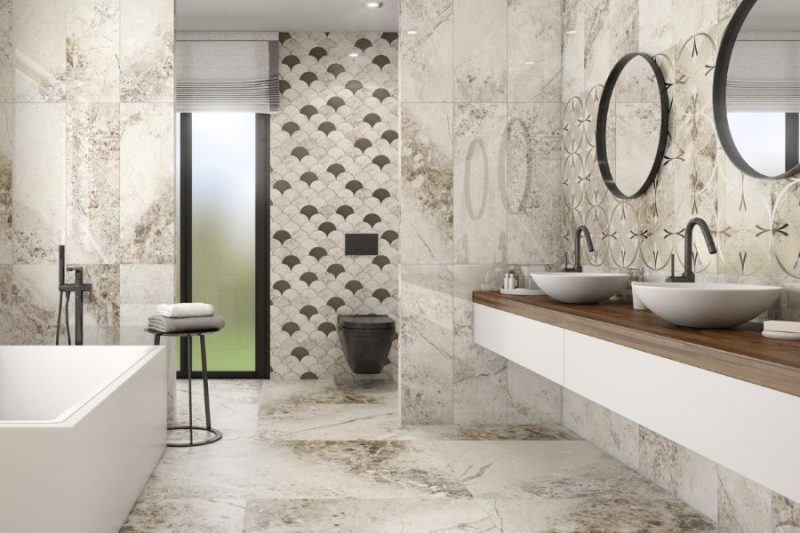 How to Pick : Horizontal vs Vertical Bathroom Tiles - Unique Design Blog