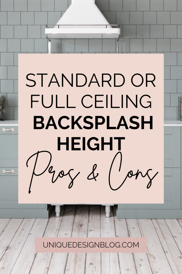 What is Standard Countertop Backsplash height ? Unique Design Blog