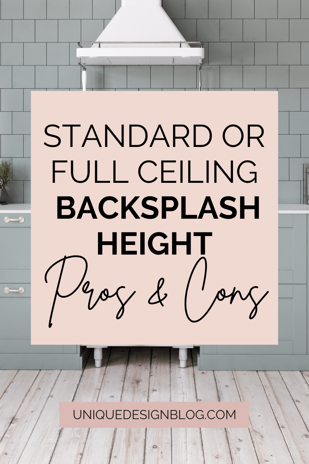 What is Standard Countertop Backsplash height ? Unique Design Blog