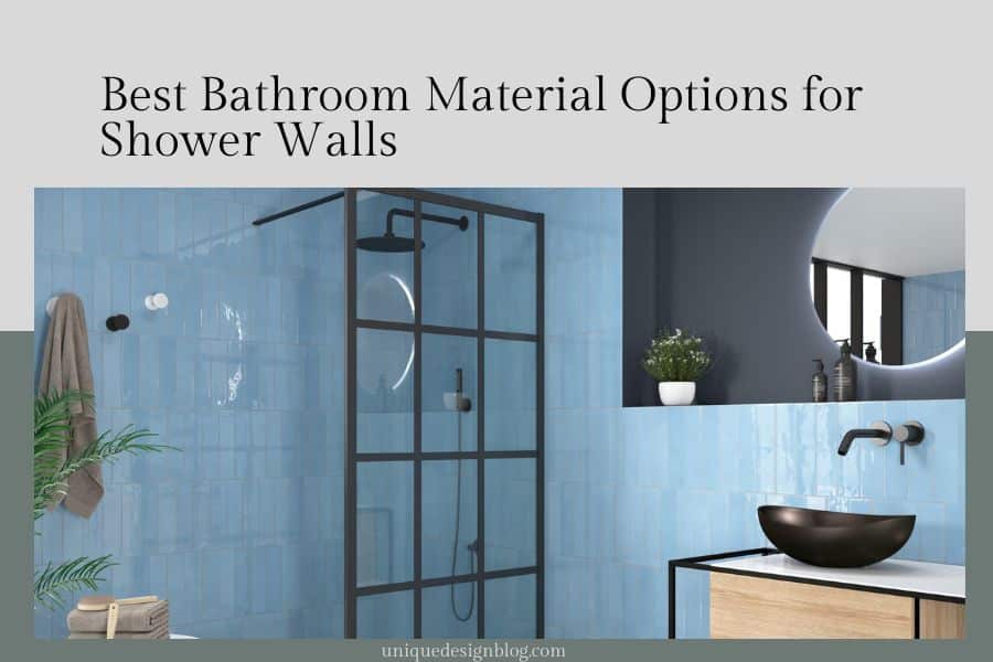 shower wall material ideas