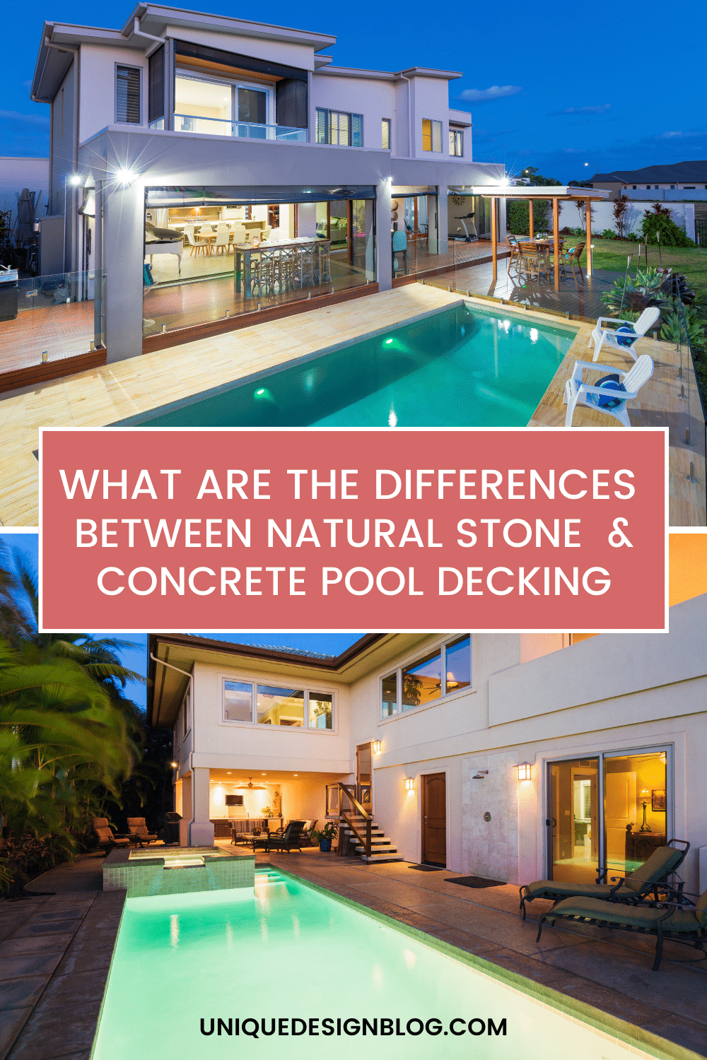 Concrete Vs Travertine Pool Deck Which is better Unique Design Blog