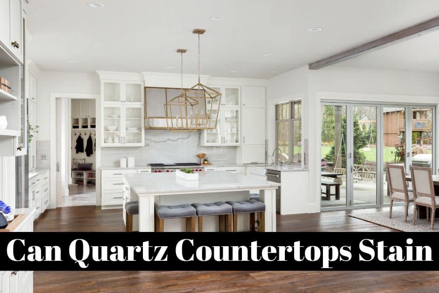 Can quartz countertops stain