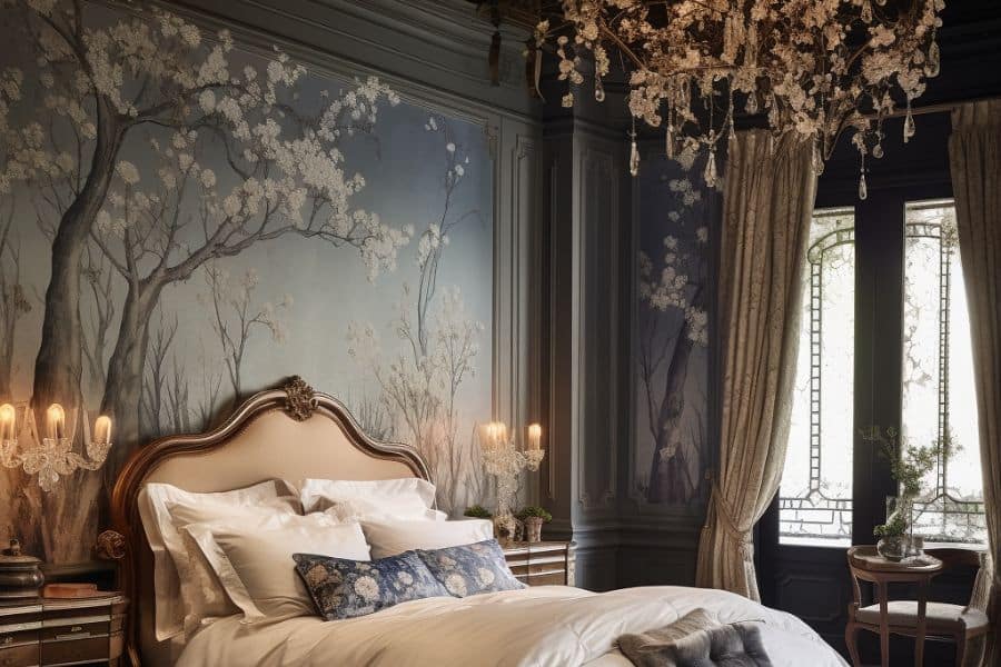 bedroom wallpaper luxury