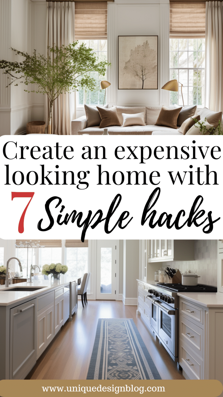 7 Design Hacks to Make Your Home Look Expensive on a Budget - Unique ...