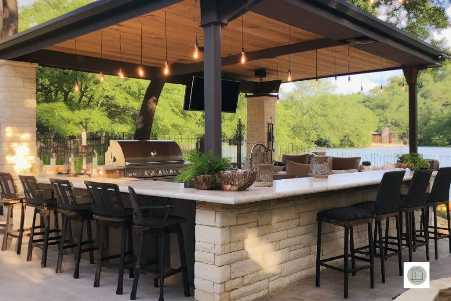 how do you weatherproof outdoor kitchen cabinets