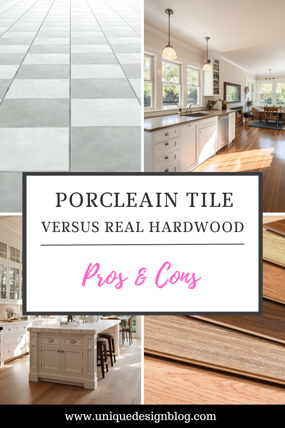 The Best Guide Hardwood vs tile in the kitchen Unique Design Blog