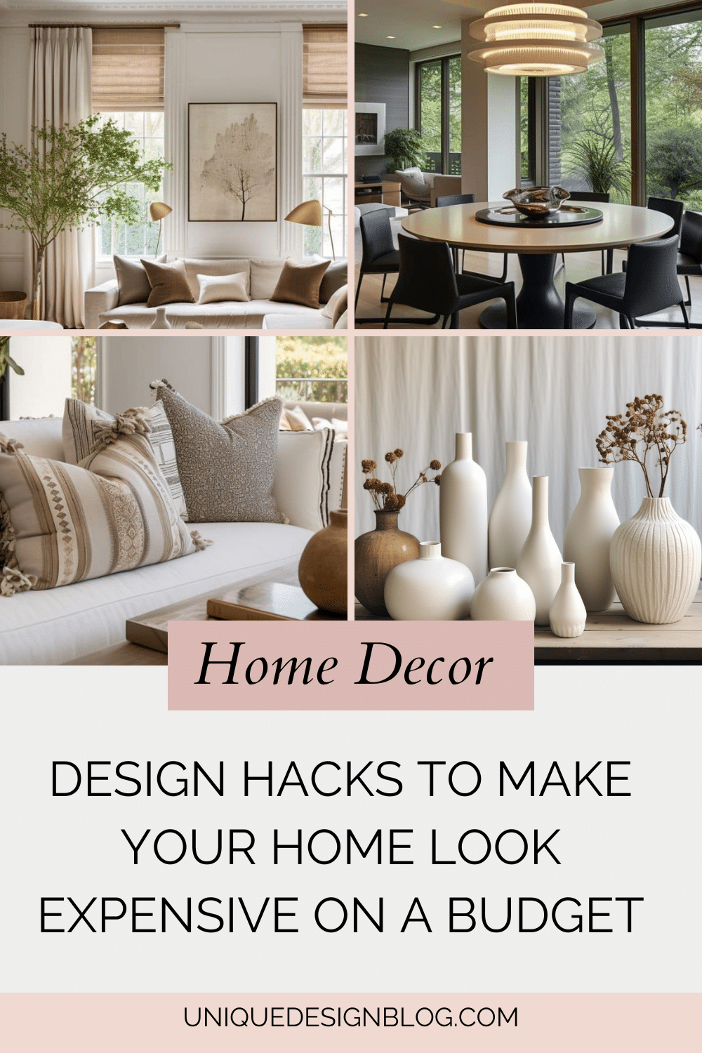 7 Design Hacks to Make Your Home Look Expensive on a Budget - Unique ...