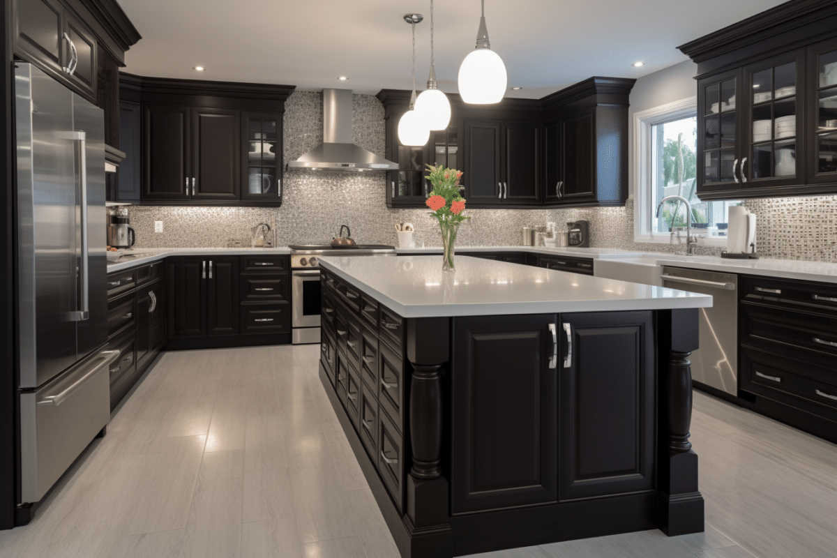 Ways to Update and Modernize Cherry in Kitchen Unique Design