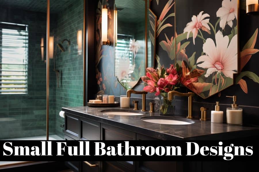 Small Full Bathroom Designs