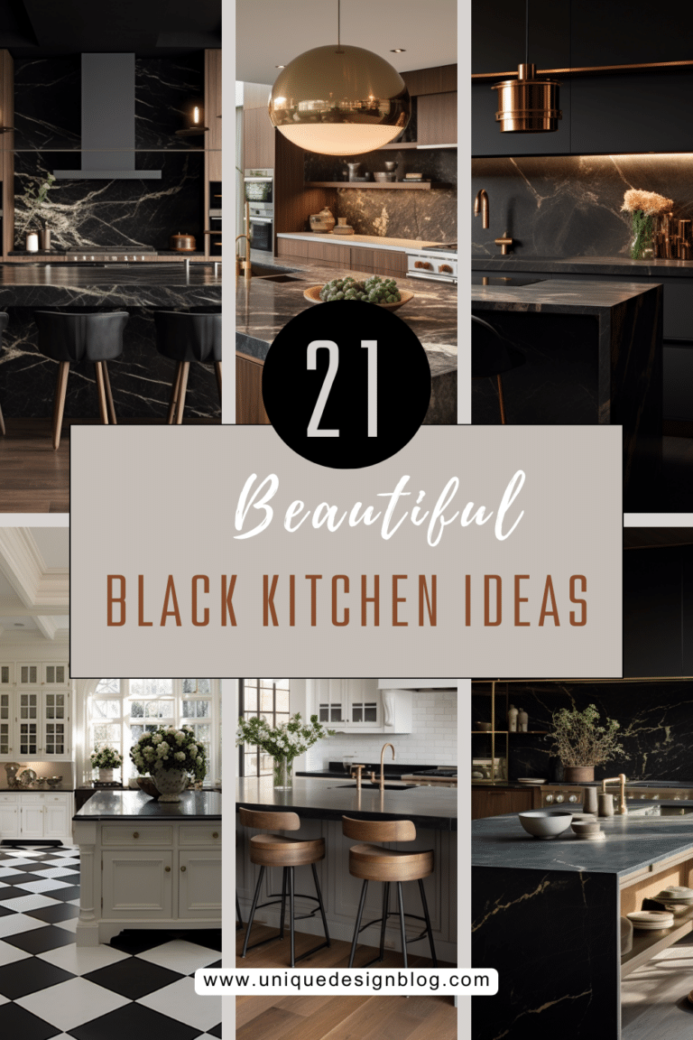 Top kitchen design ideas with dark marble countertops - Unique Design Blog