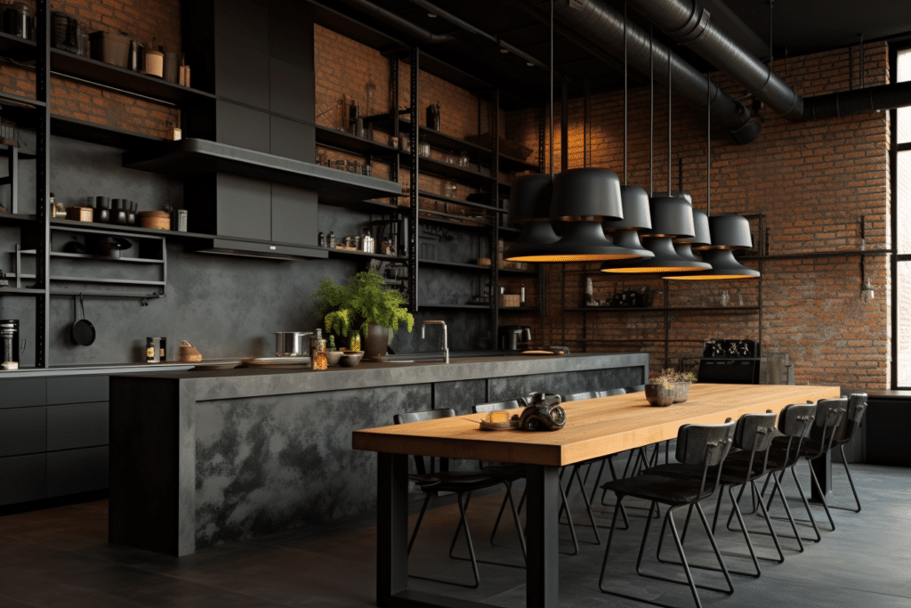 industrial-black-kitchen