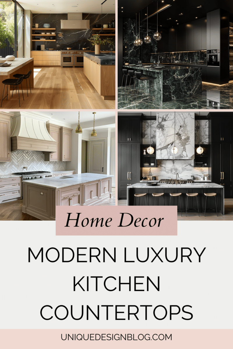 Choosing Luxury Kitchen Countertops: Top Picks - Unique Design Blog