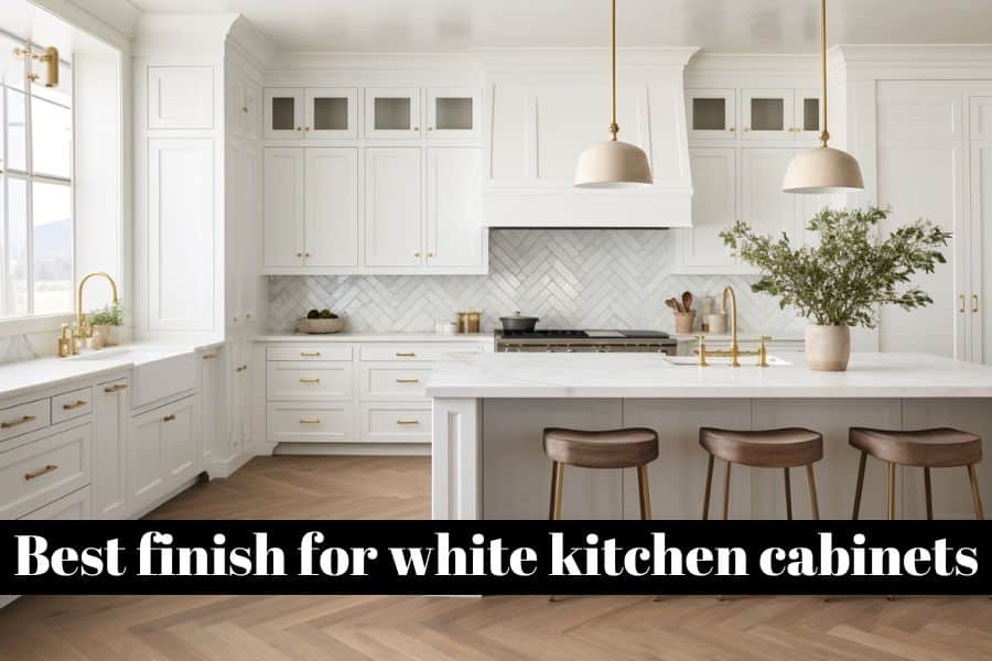 best finish for white kitchen cabinets