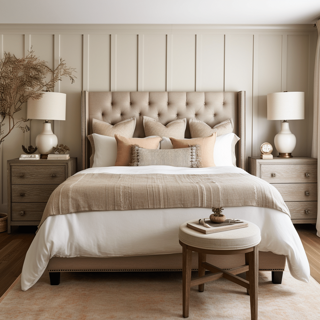 textures wall cozy bedroom