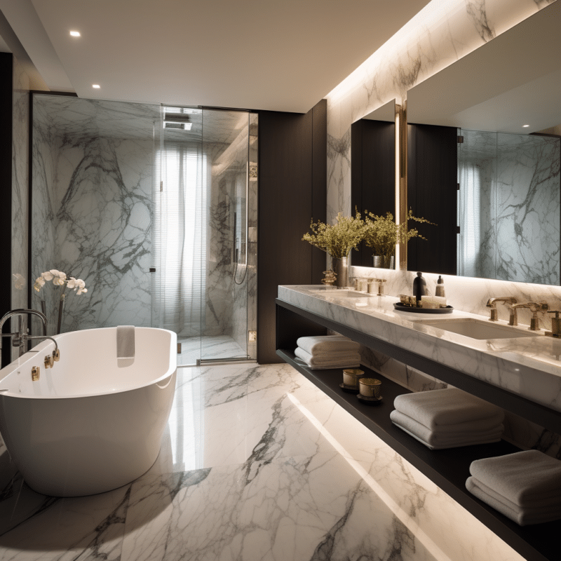 Image showcasing Differences between Travertine and Marble tiles - Unique Design Blog