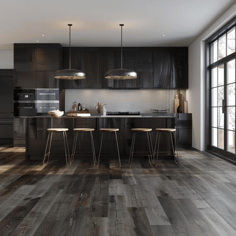 30 Kitchens designs with dark cabinets to inspire you - Unique Design Blog