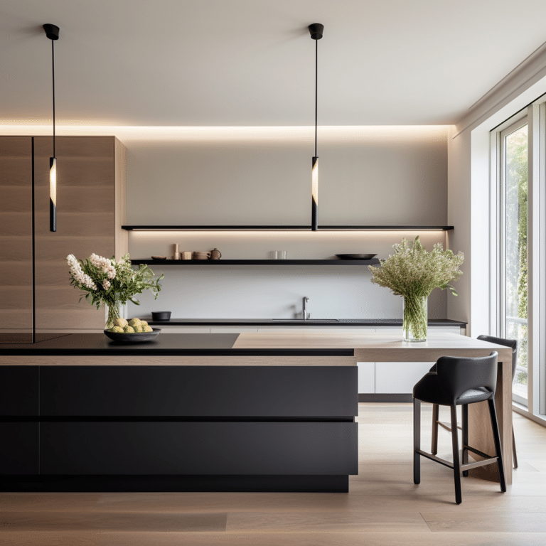 Master the Modern: 30 Waterfall Kitchen Islands that Wow - Unique ...