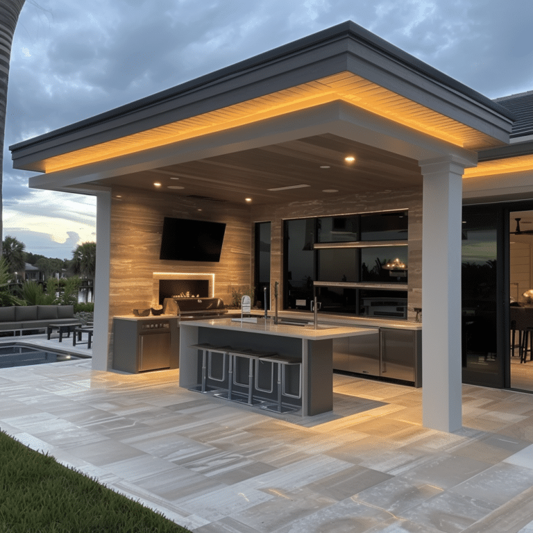 40 Modern Florida outdoor kitchen design ideas - Unique Design Blog