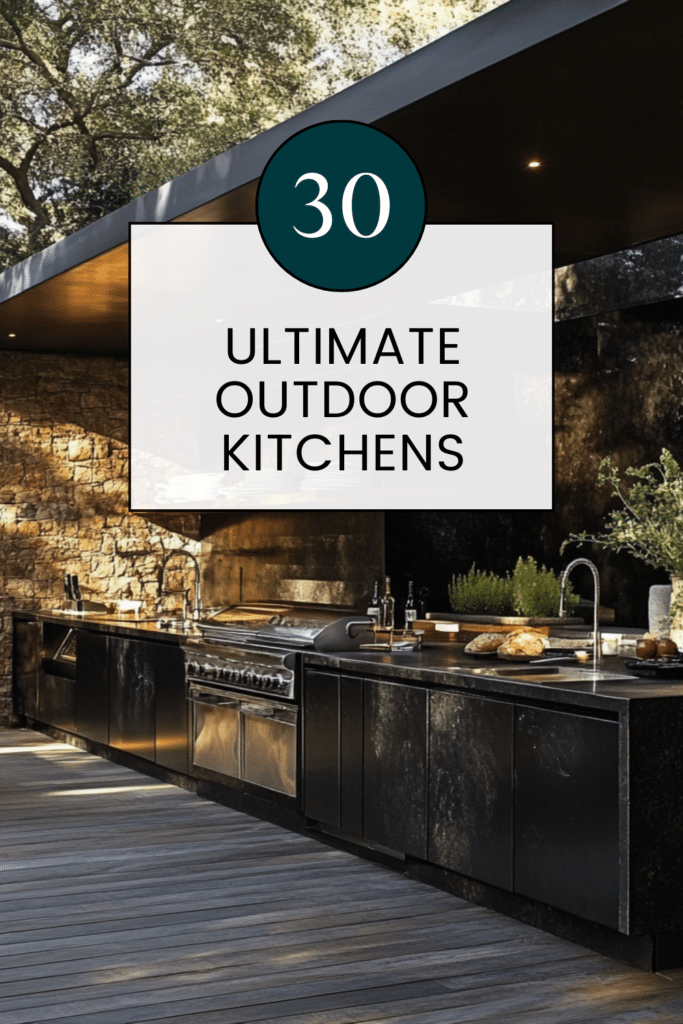 outdoor kitchen