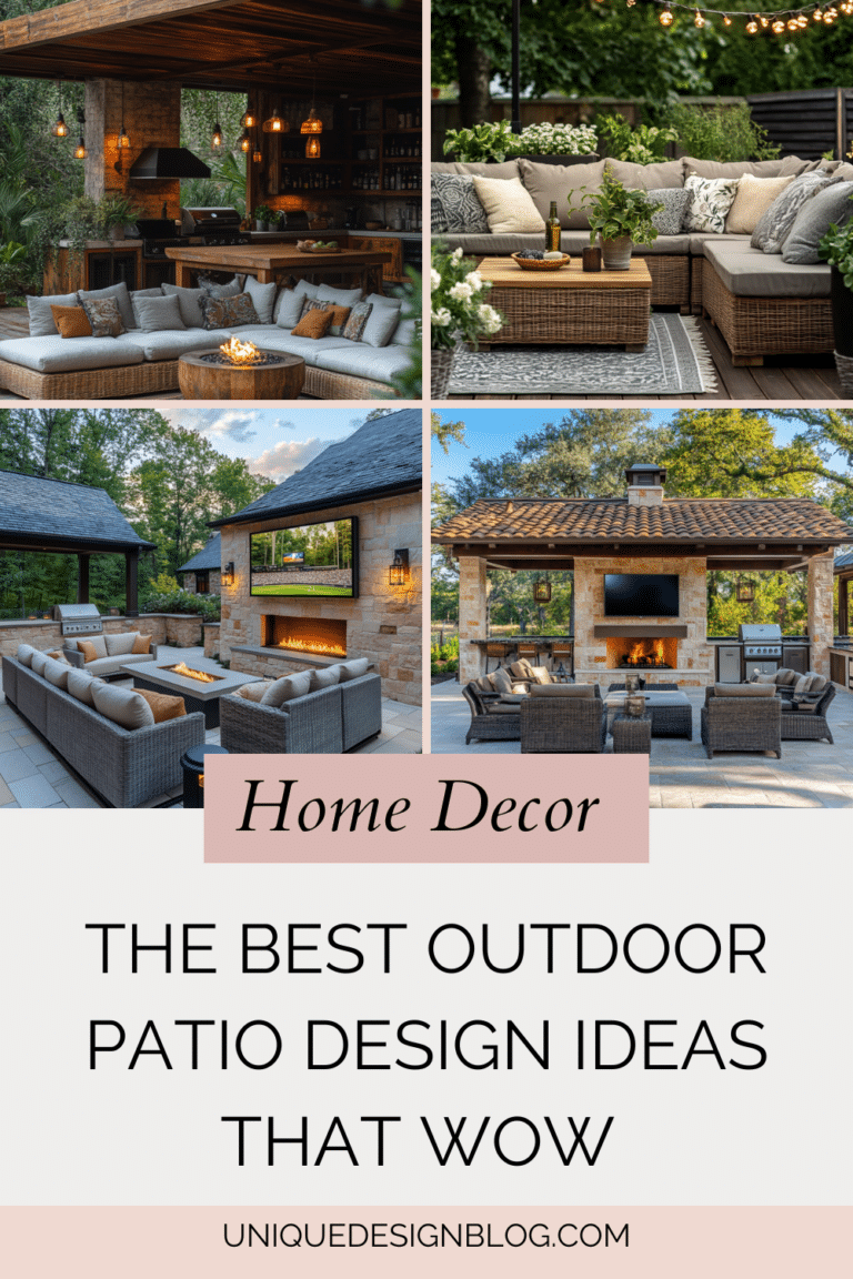21 Amazing Outdoor Living Space Ideas for your home - Unique Design Blog