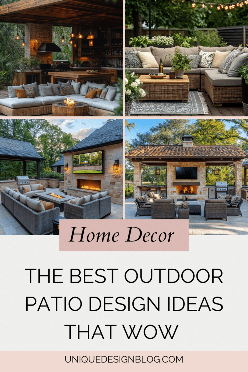 21 Amazing Outdoor Living Space Ideas for your home - Unique Design Blog