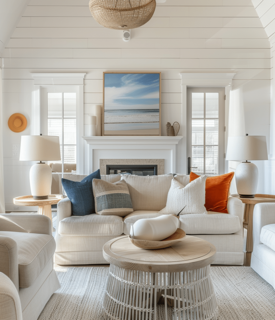 30 Breathtaking Coastal Modern Living Rooms to Inspire Your Next ...