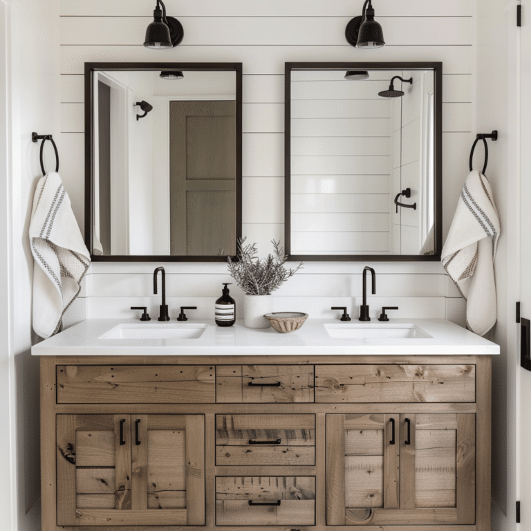 30 Modern Farmhouse bathroom ideas that Inspire You to Redesign - Unique Design Blog
