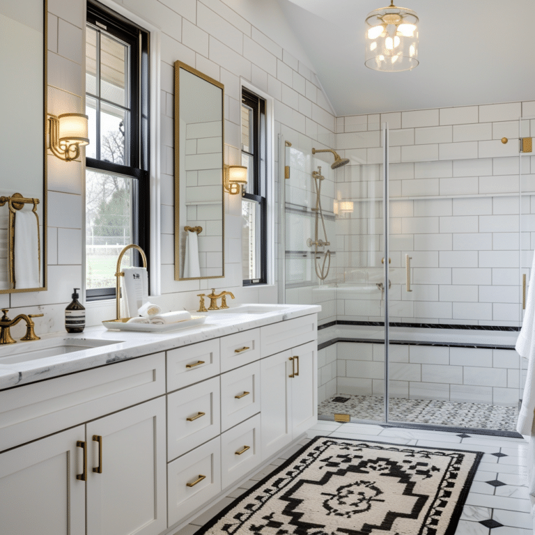 25 Jaw-Dropping Black and White Tile bathroom design ideas - Unique ...