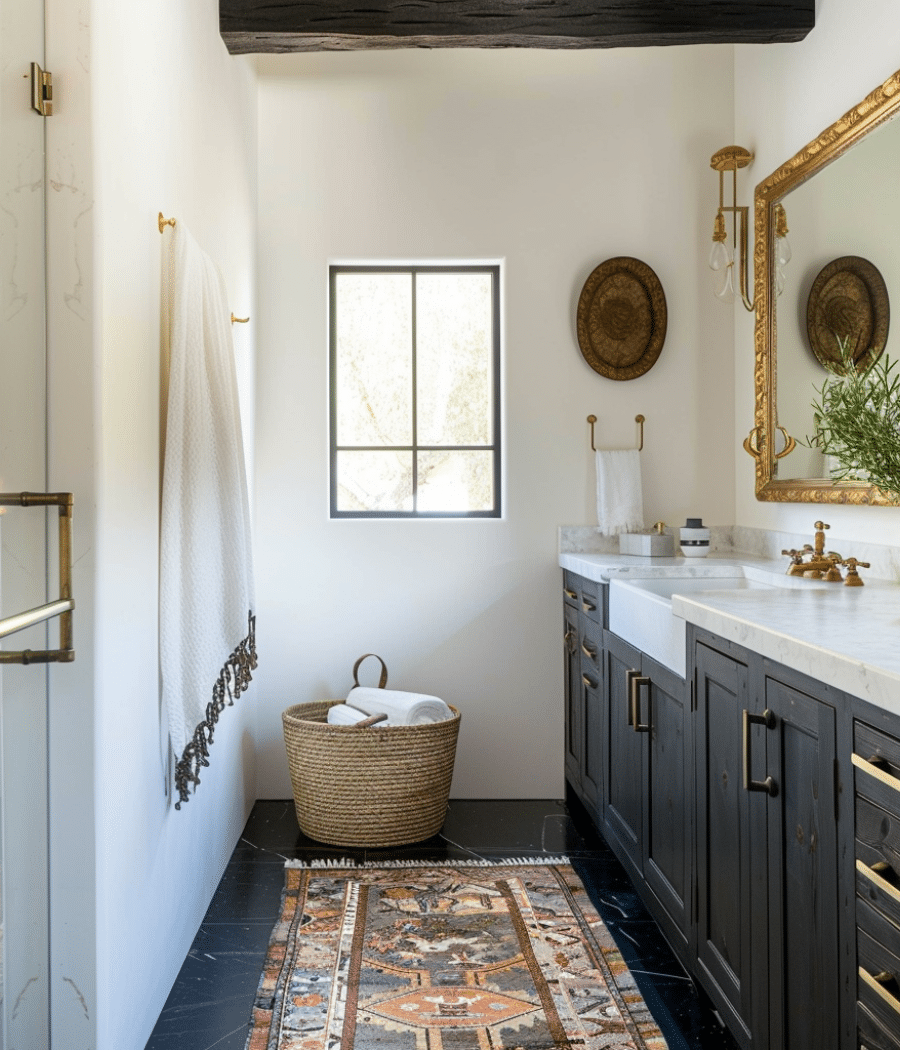 25 Bold and beautiful Dark bathroom Floor ideas that will Wow you ...