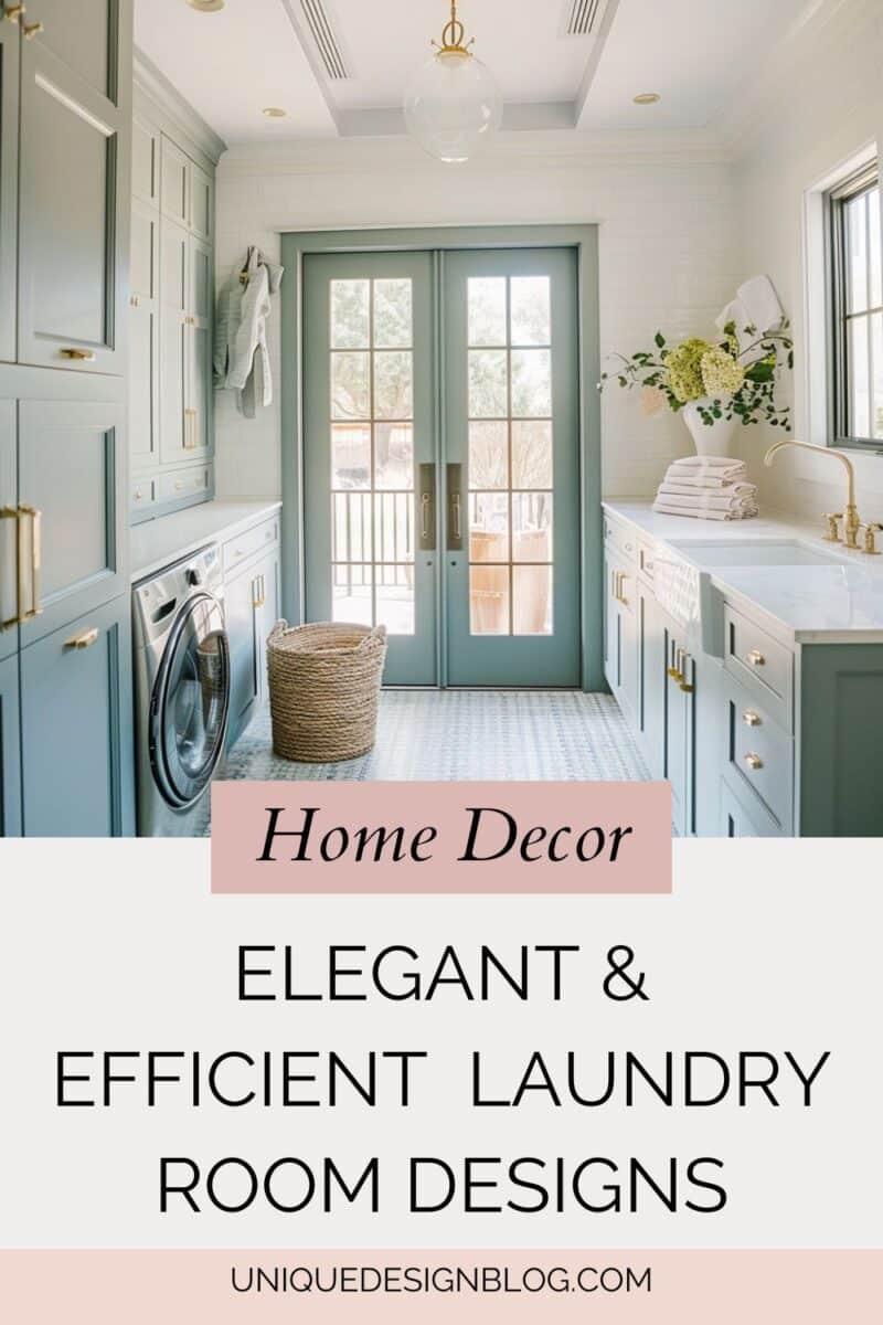 21 Stunning Laundry room Designs That Combine Elegance with Efficiency ...