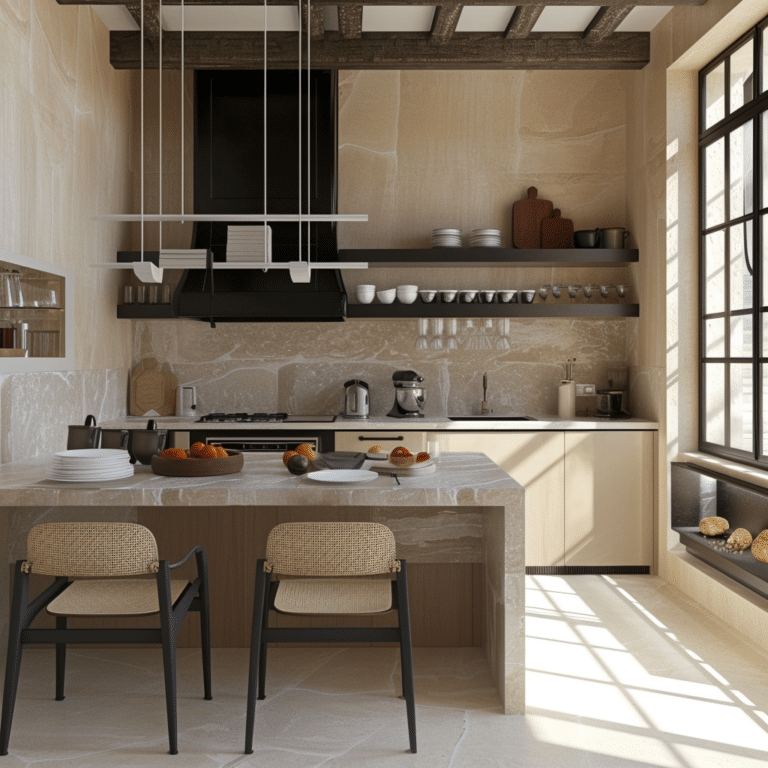 Master the Modern: 30 Waterfall Kitchen Islands that Wow - Unique ...