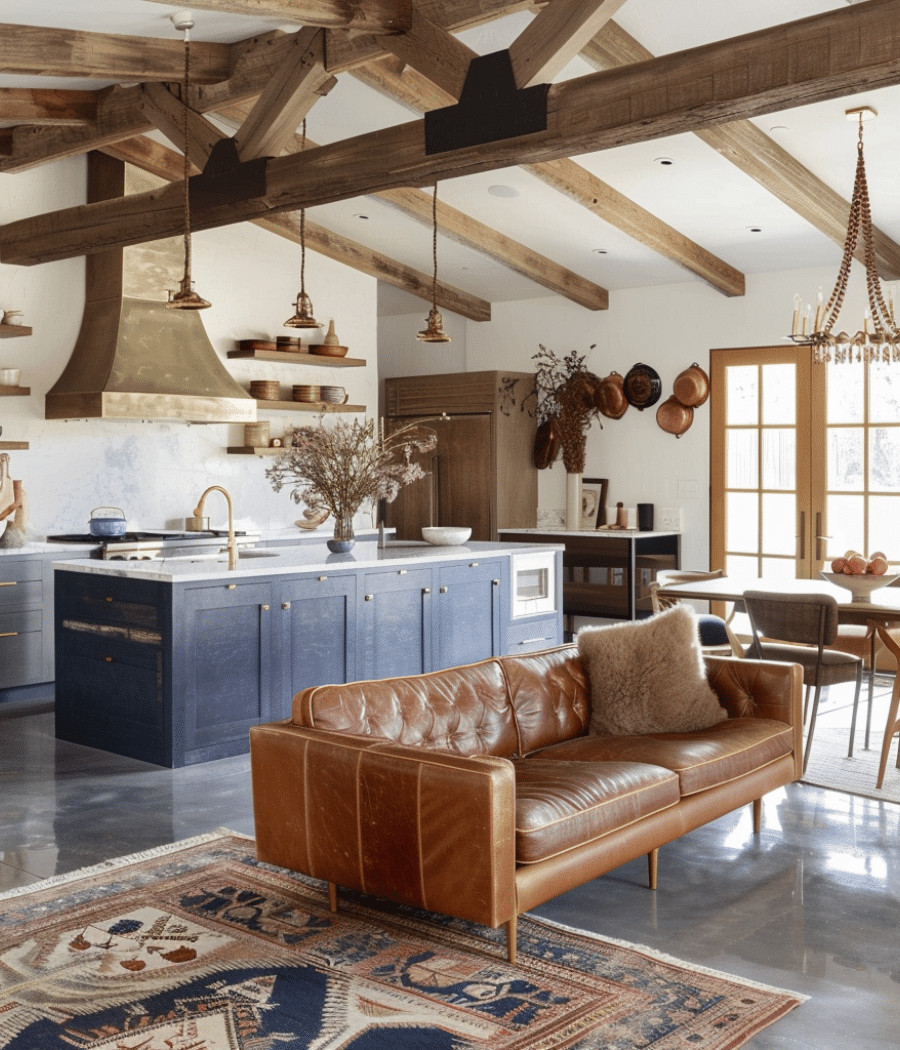 Elegant and Functional: 30 Open Kitchen and Living Room Designs ...