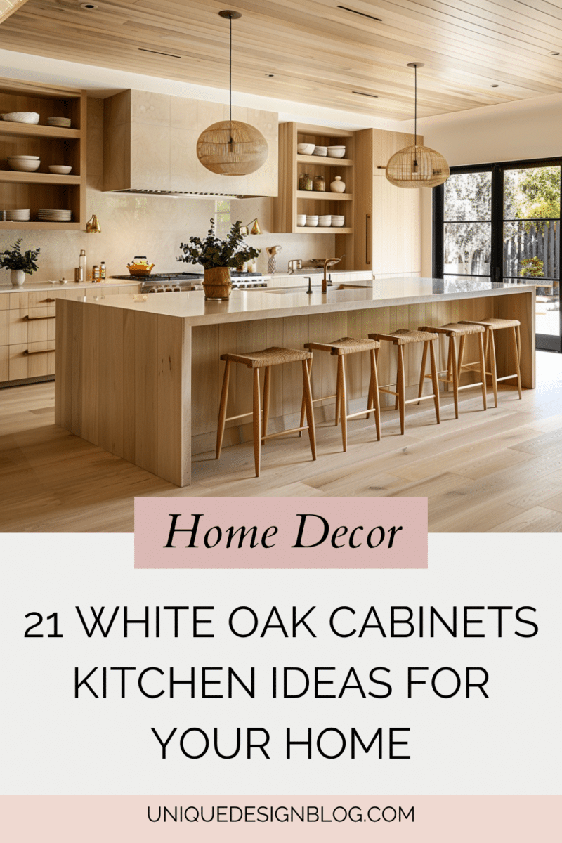 Modern to Rustic: 30 White Oak Cabinets Kitchen Ideas for your home ...