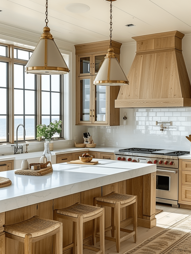 Modern to Rustic: 30 White Oak Cabinets Kitchen Ideas for your home ...