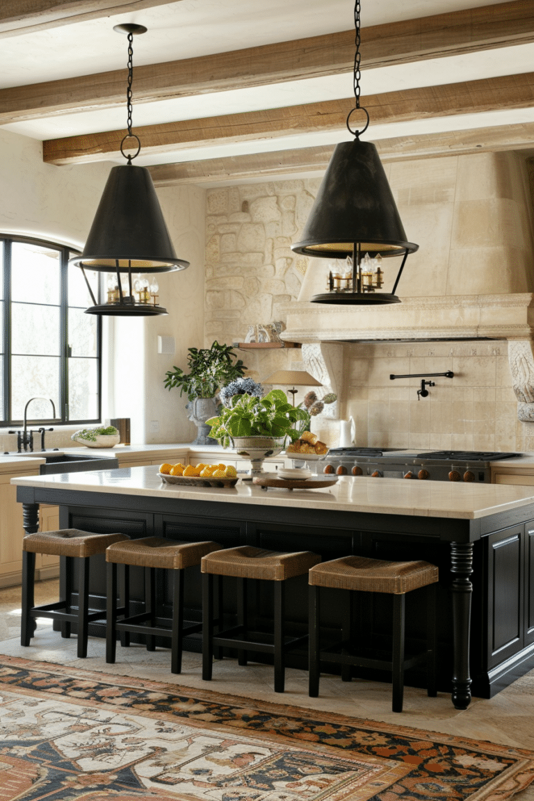 27 Elegant Black Island Kitchen Ideas for a Modern Touch - Unique ...