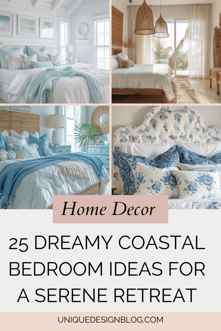 25 Dreamy Coastal Bedroom Ideas for a Serene Retreat - Unique Design Blog