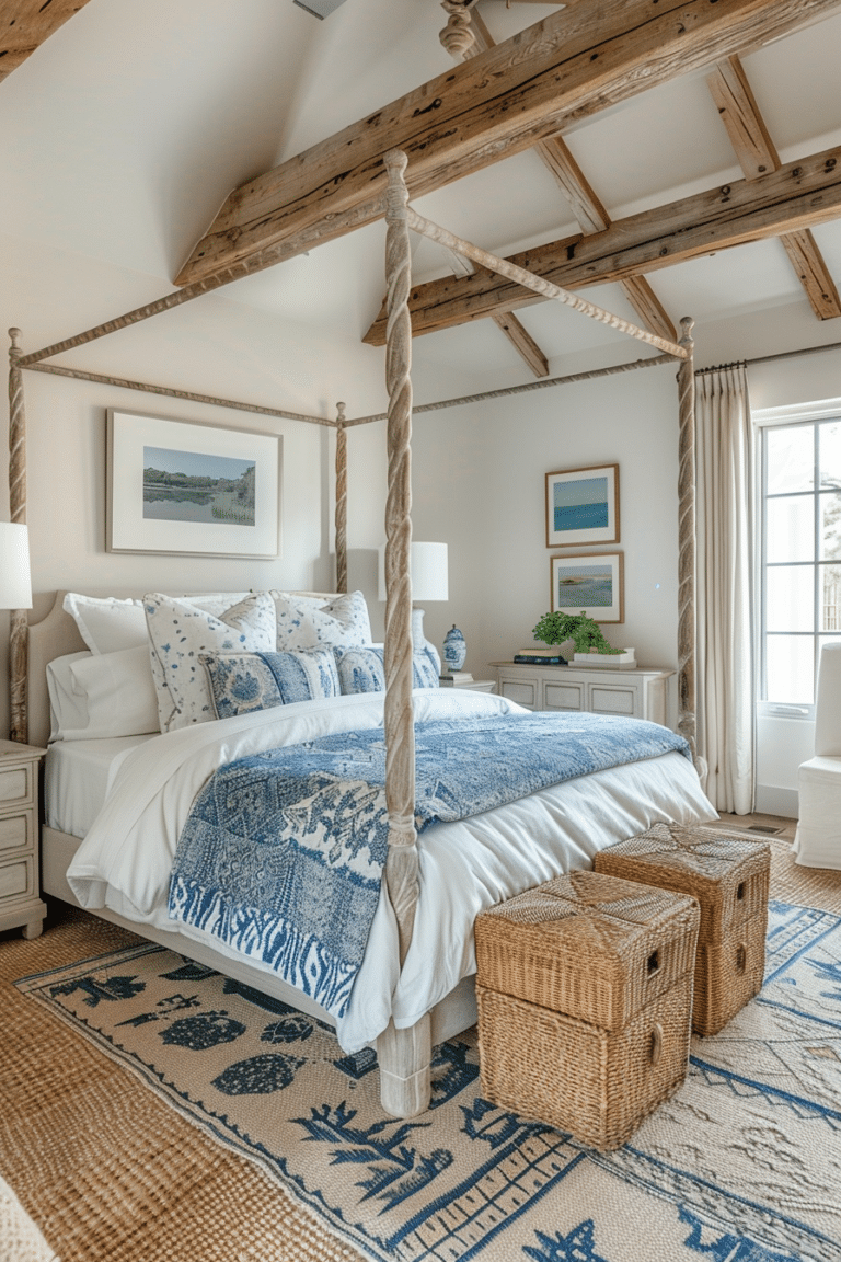25 Dreamy Coastal Bedroom Ideas for a Serene Retreat - Unique Design Blog