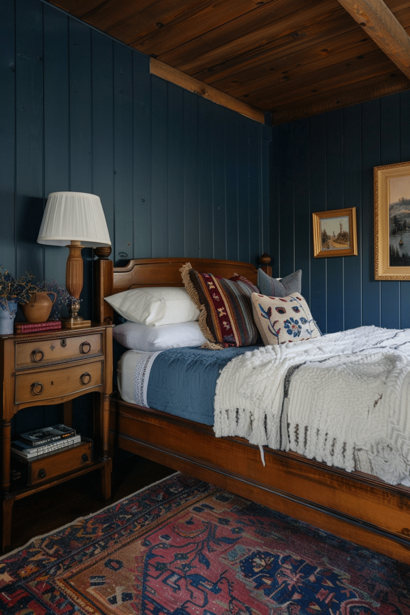 Vintage Charm Meets Modern Mystery: 25 Dark Cottage Core Bedroom Ideas ...