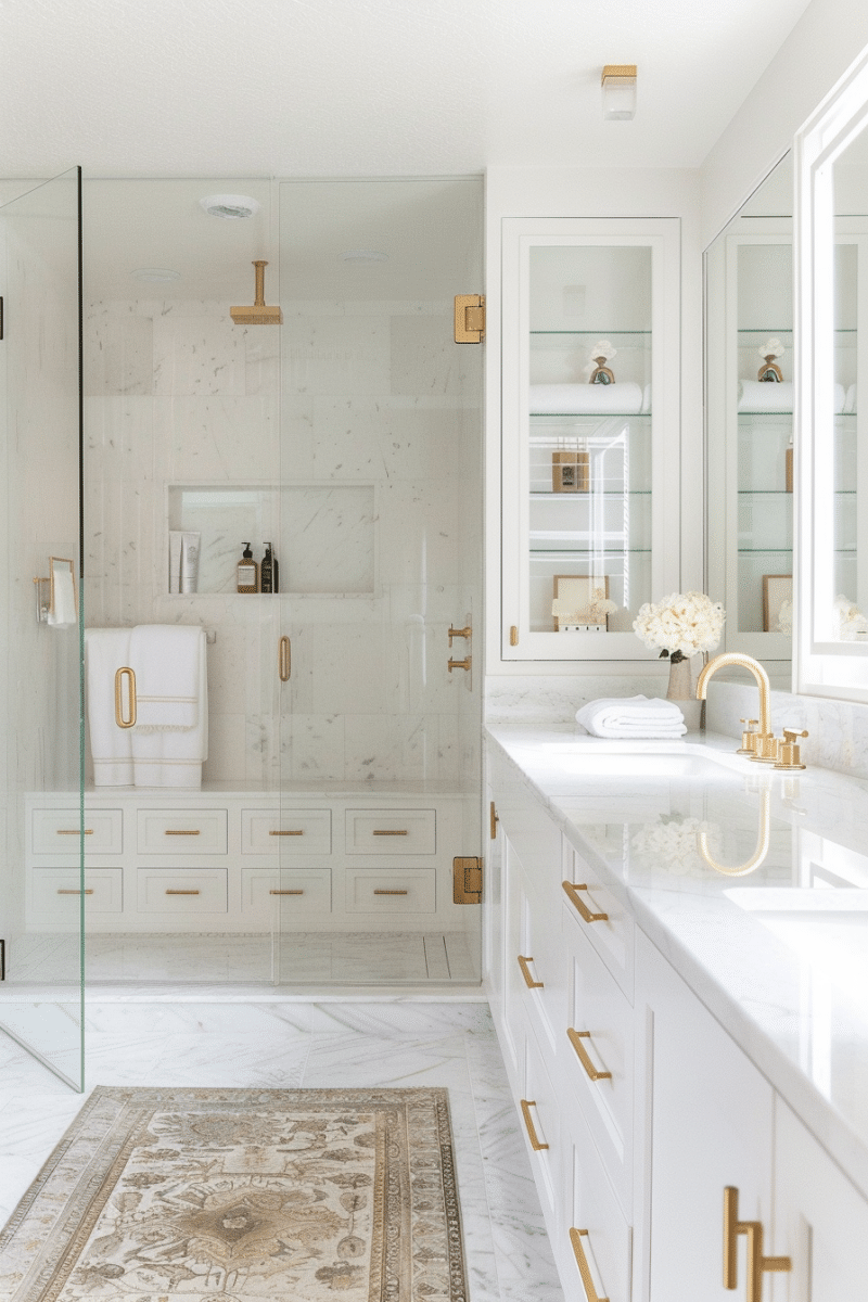27 Glam Bathroom Ideas That Will Make You Feel Like Royalty - Unique Design Blog